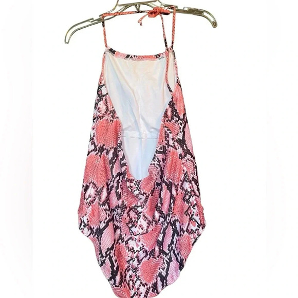 🔥🔥🔥🔥SALE🔥🔥🔥🔥Ekouaer NWOT Halter High Neck One Piece Swimsuit Size XXL - Picture 2 of 12